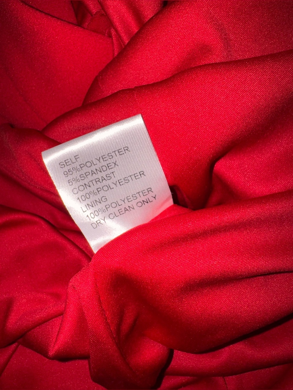 NEW TADASHI SHOJI Sahana Long Bishop Sleeve Plunge Red Gown Sz XL - Picture 10 of 11